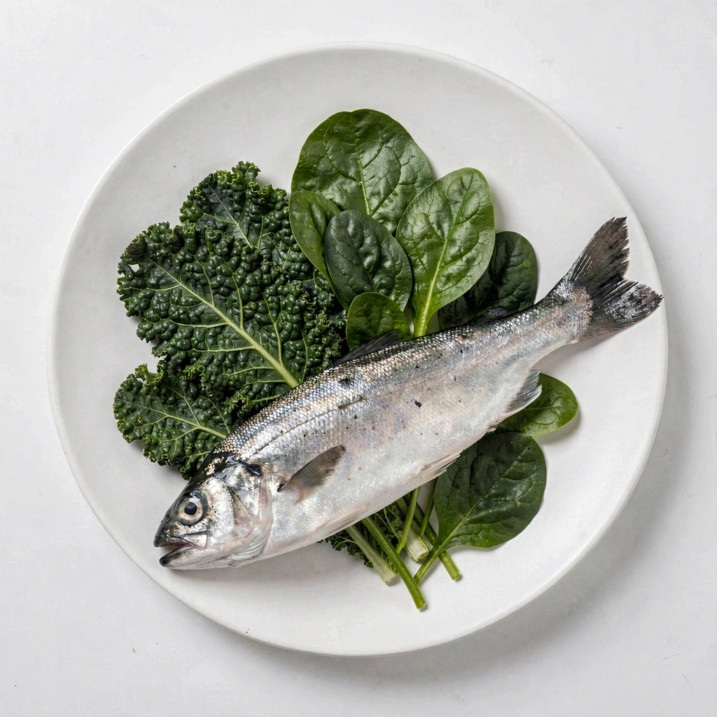 Vegetais verdes folhosos